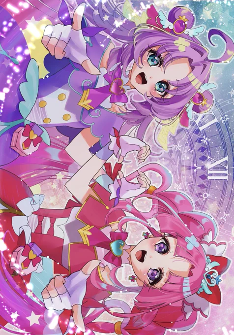 #唐突に5年前の絵を載せる見た人もやる 2021年2月 今 5年も続けてたのね?!偉い 今ならヒープリをもっと可愛く描ける気がする。。!