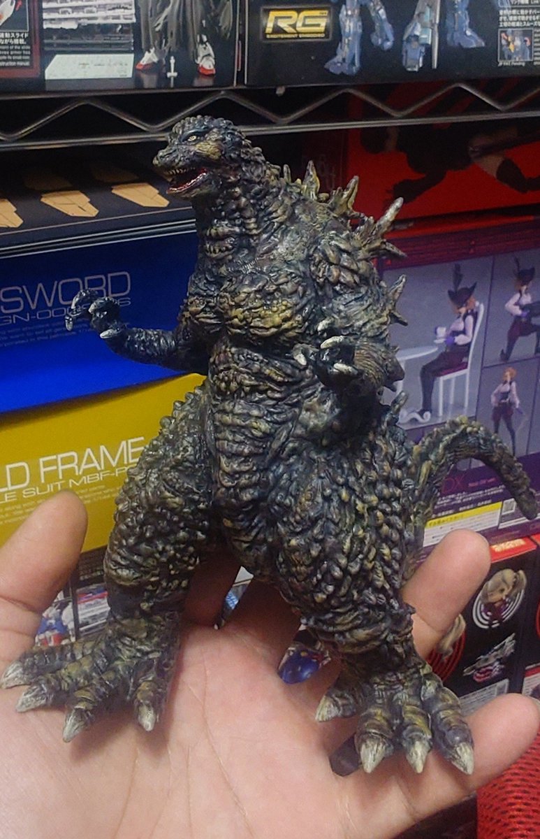 怪獸咆哮擊-1.0重新塗裝，完成 怪獣咆哮撃ゴジラのリペイント、完成