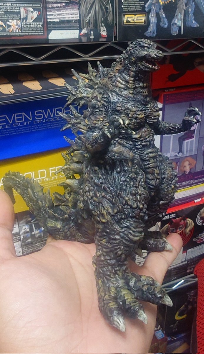 怪獸咆哮擊-1.0重新塗裝，完成 怪獣咆哮撃ゴジラのリペイント、完成