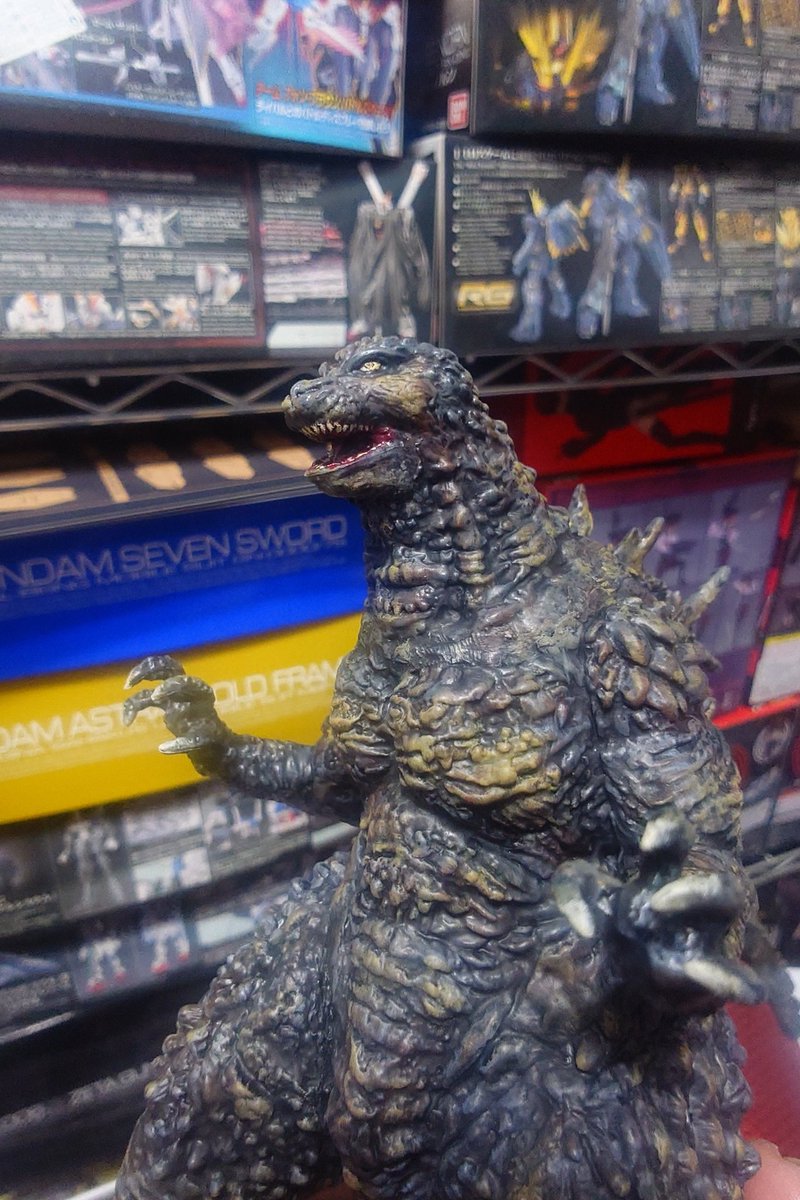 怪獸咆哮擊-1.0重新塗裝，完成 怪獣咆哮撃ゴジラのリペイント、完成