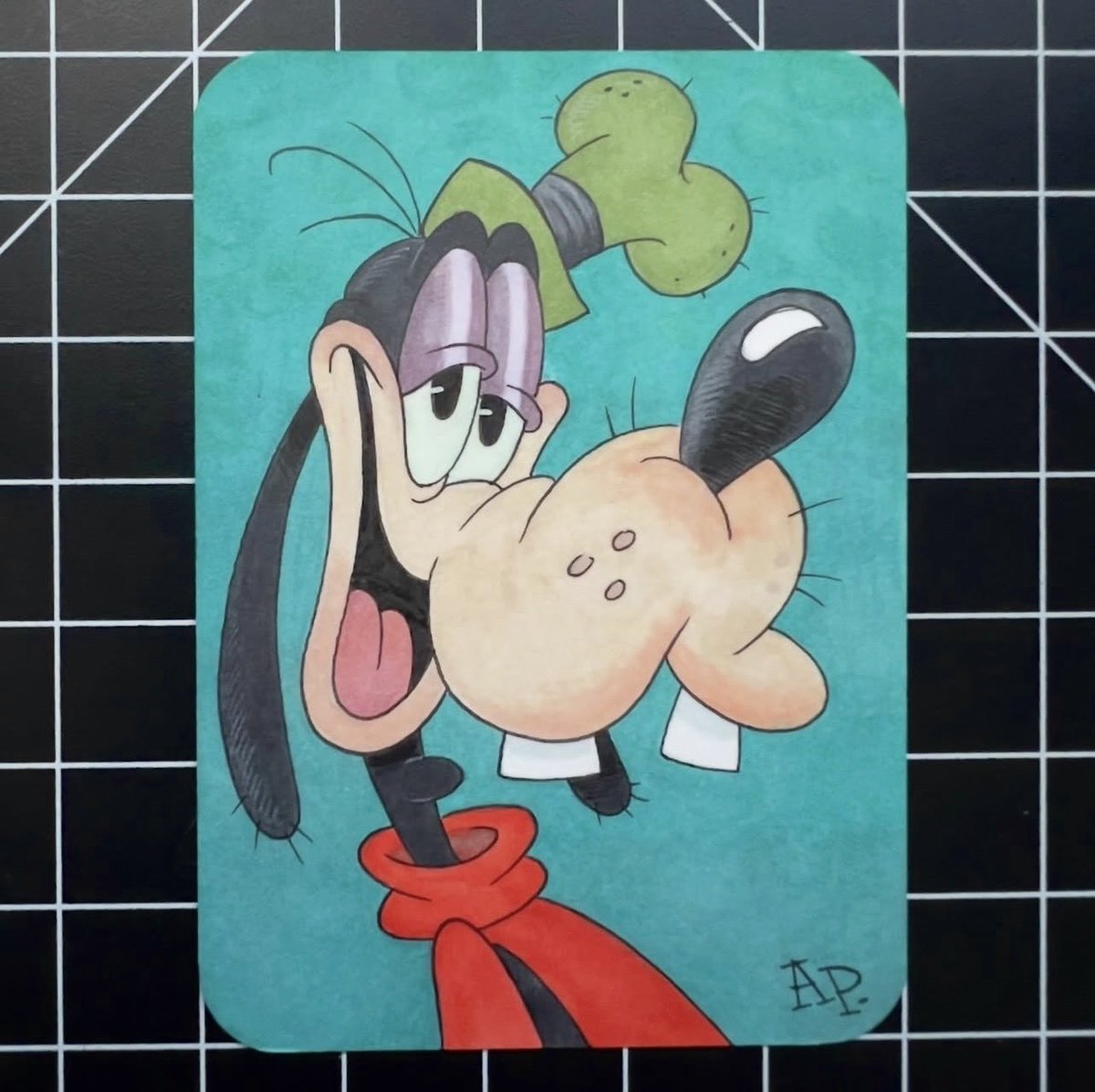 Goofy (in color) sketch card! ✨