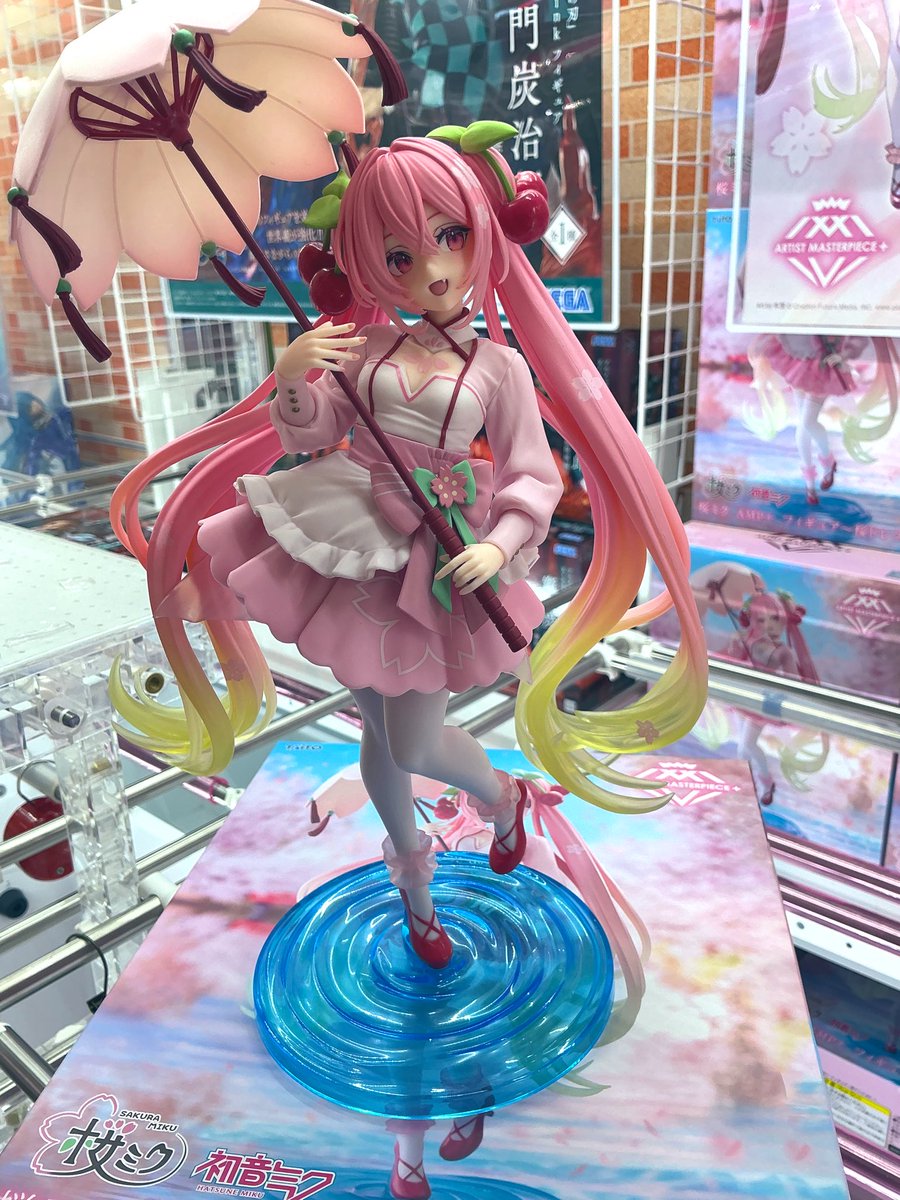 ✨景品入荷情報✨ 桜ミク AMP+ フィギュア〜桜ドレスver.〜 ただいま