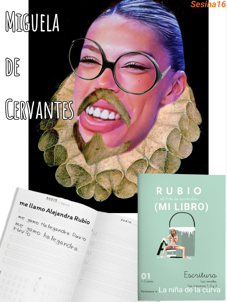 Un "PREMIO PLANETA" en ciernes.
Y, ojito! Cualquier día le dan el Pulitzer por su faceta periodística.
La nini (que dice su madre que lee mucho) ahora va de intelectual, cuando no pasaría del cuaderno Rubio.