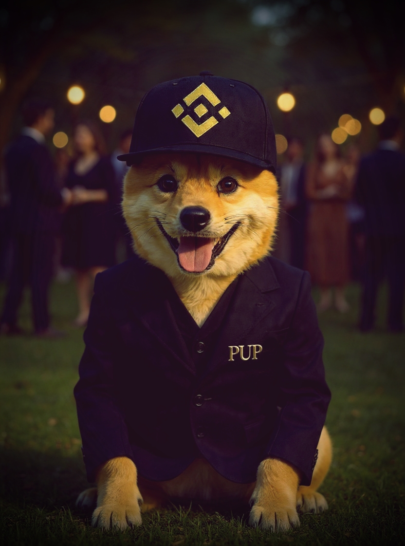 Elegant pup making millionaire connections 🐕 #pup #dog #memecoin