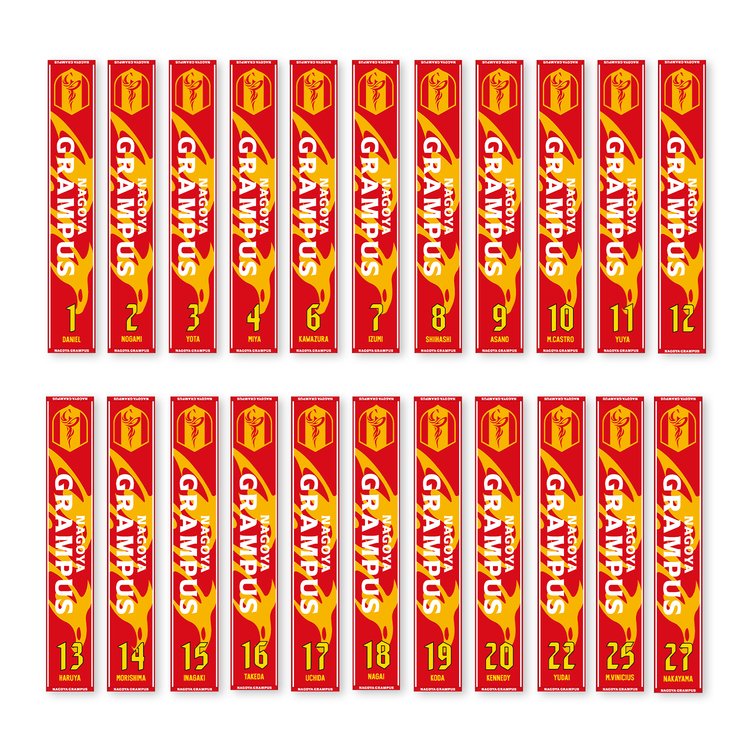 スタジアム観戦にオススメ📢 2026モデル 背番号タオルマフラー販売中