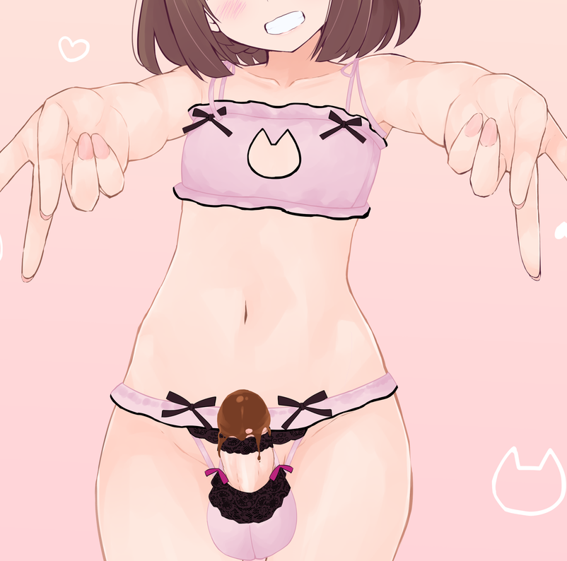 #今月描いた絵を晒そう
女の子のおちんちんを描いていました 