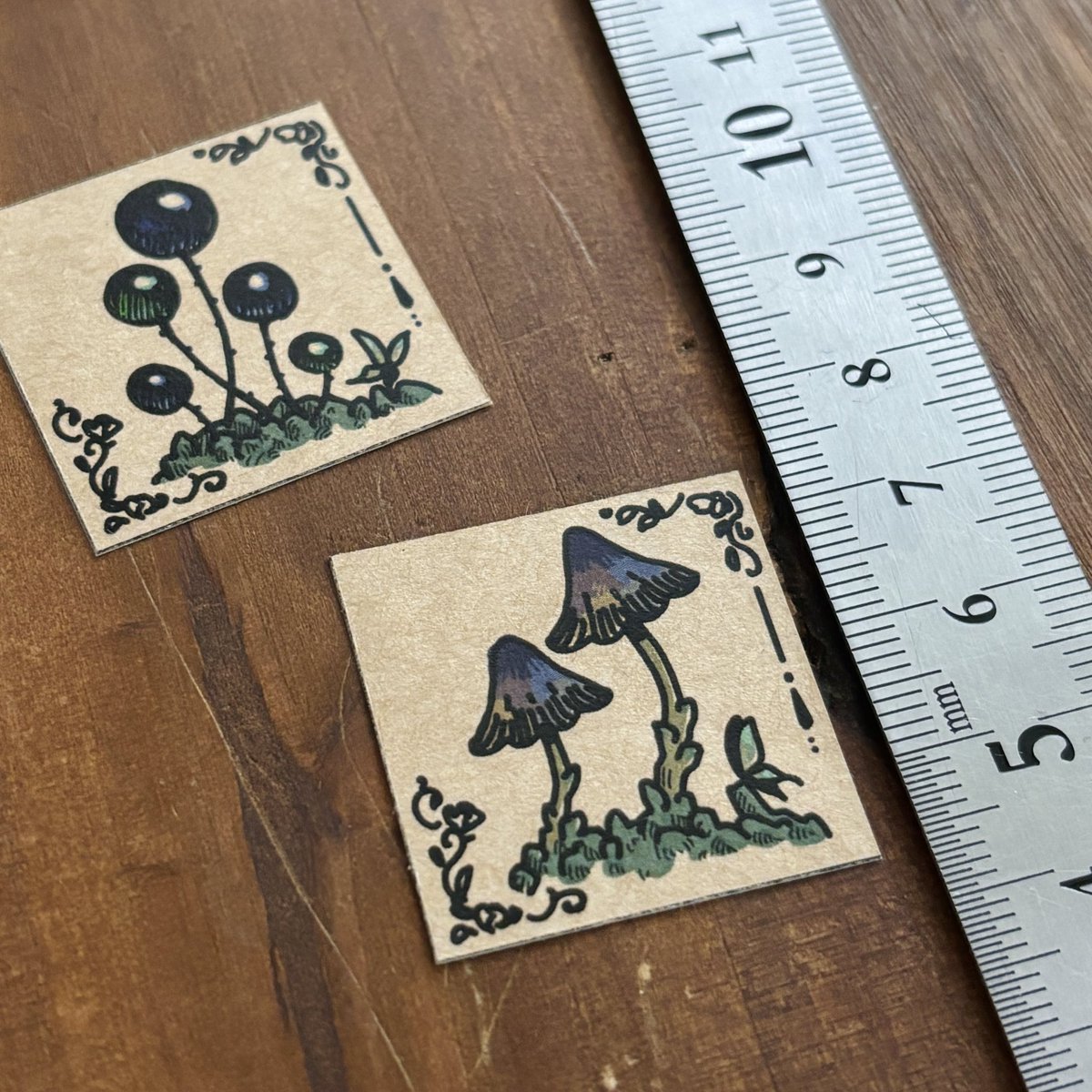 クリアポストカードってしおりにすると最高ですよね(✧∀✧)!! 可愛い