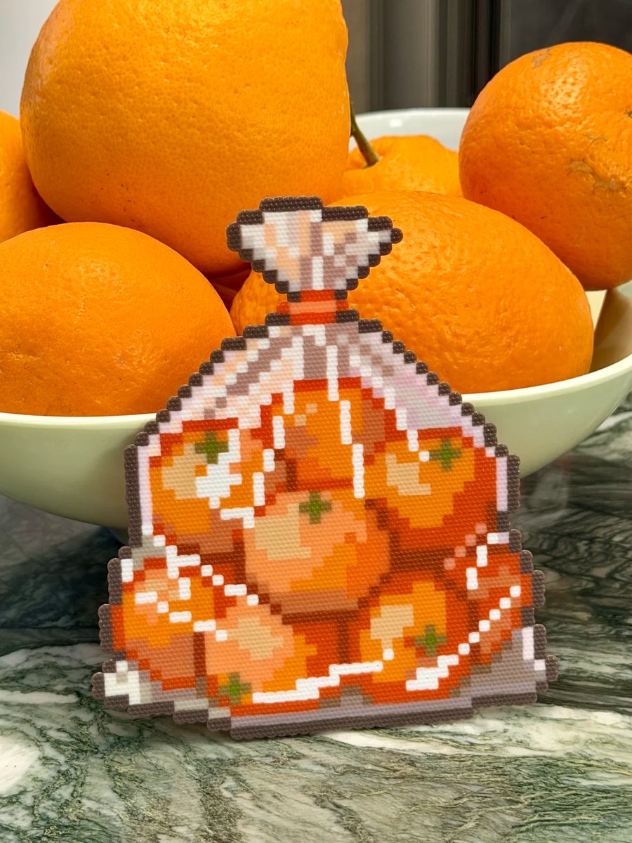 yun1965499's tweet image. Just got a bag of tiny tangerines and some perler beads — ready to craft something sweet. 🍊✨ #PerlerBeads #Tangerines #CraftyVibes #SimpleJoys #ColorfulCreations