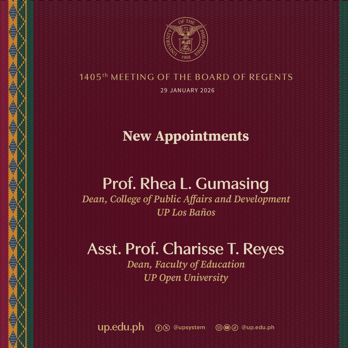 University of the Philippines tweet media