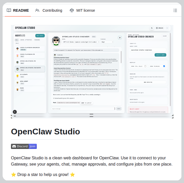 Dashboard to manage agents and chat with models

github.com/grp06/openclaw…