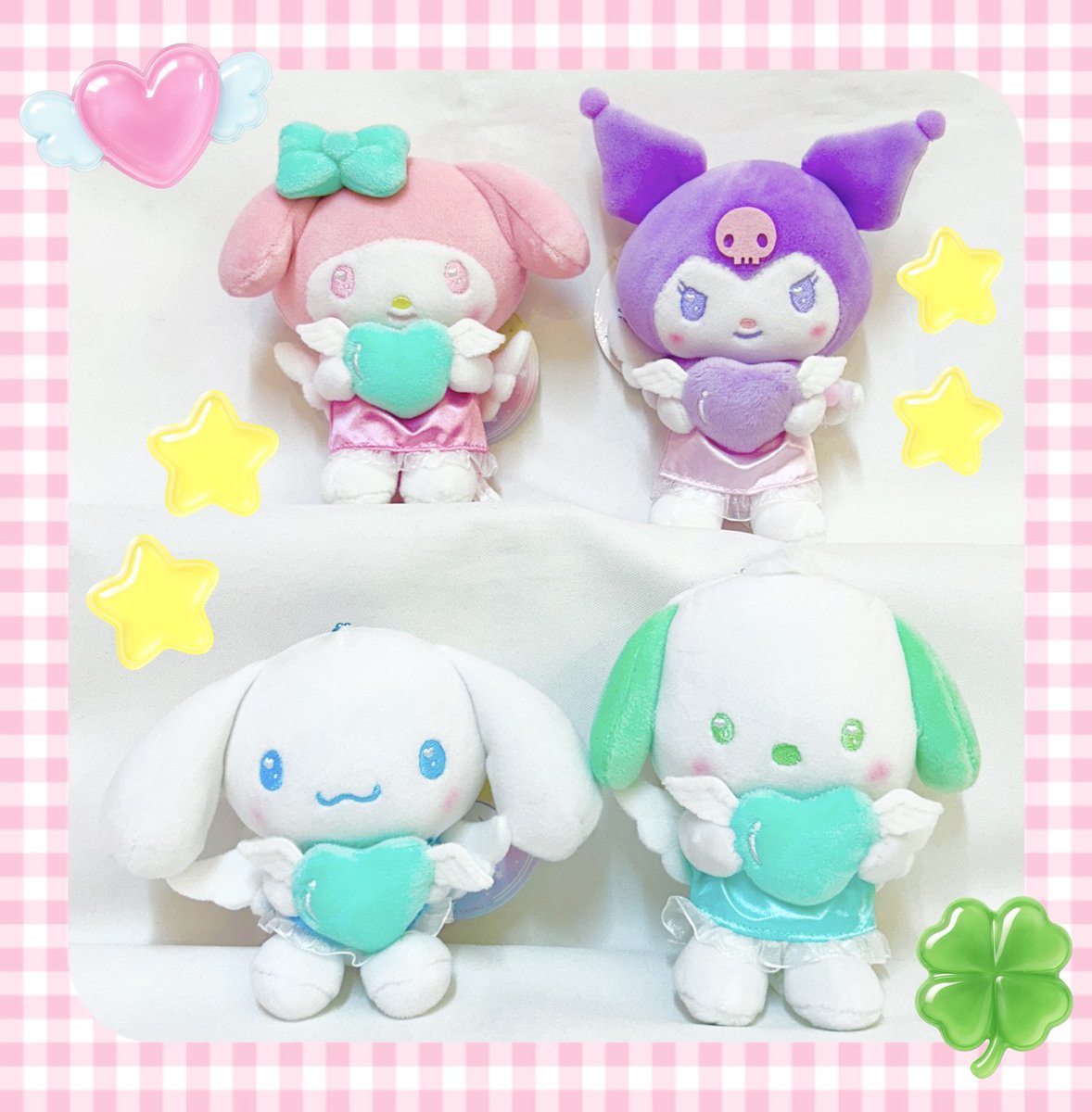 munyu_magnet's tweet photo. 🎀商品紹介🎀

#サンリオキャラクターズ より
『エンジェルシリーズ むにゅぐるみマスコット』写真のキャラクターが好評発売中❣️

背中とハートには大きな羽が付いてます🪽💕
ハートを抱きかかえる姿にメロメロ…💘

近鉄パッセ5階にて皆様のご来店をお待ちしております🎶
#サンリオ #sanrio https://t.co/YVIxdLVcbV