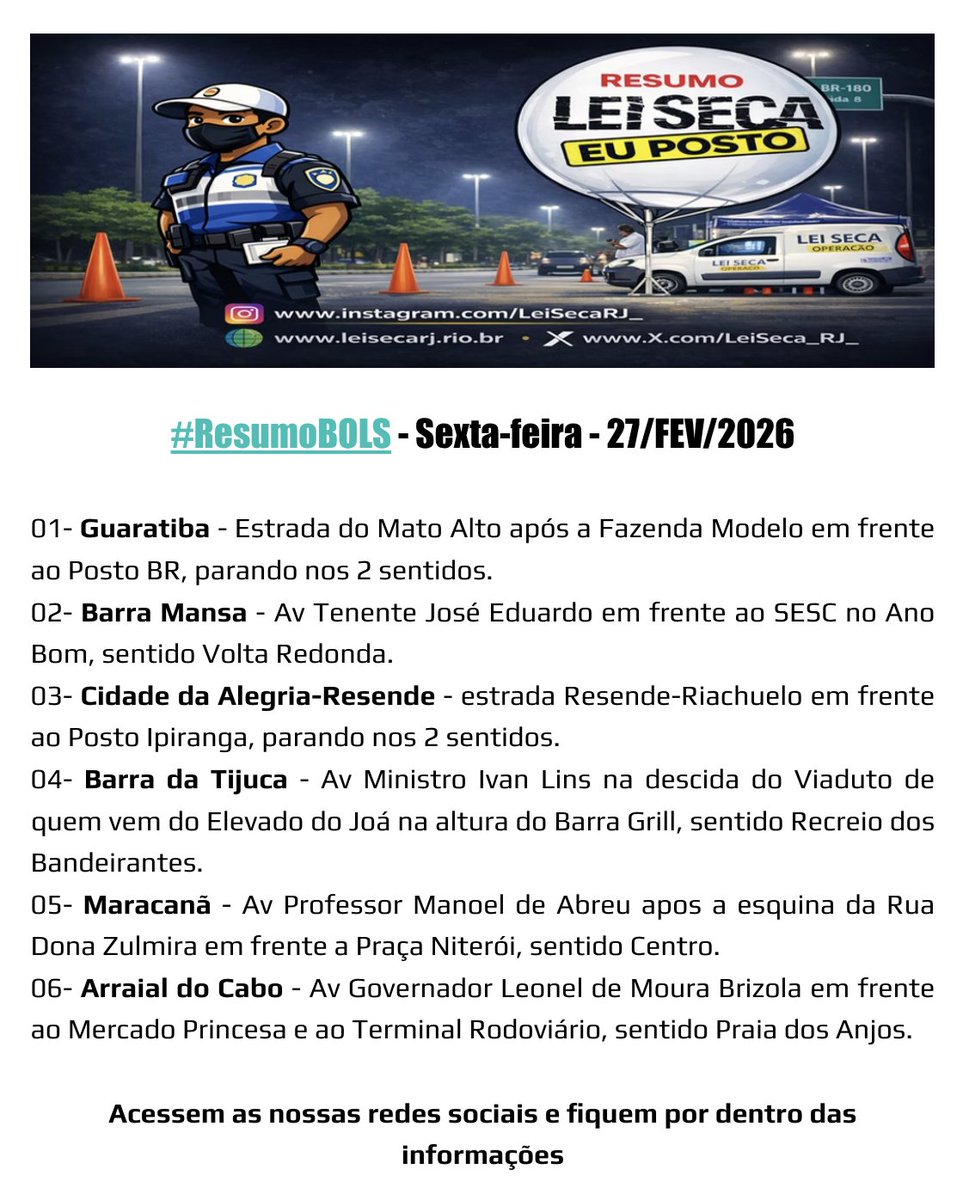 Fiquem atentos na sequência das postagens para não perderem nenhuma atualização. leisecarj.rio.br/single-post/re…