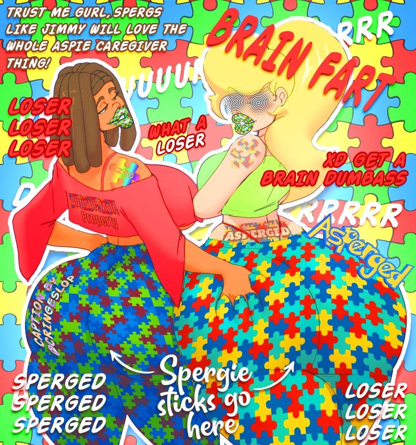 CringeSlop's tweet photo. Why dont you shoot your little "Brain Blast" into your undies and get some hot sperged bitches on your boing boing stick!

#Cringe > #Aspie > #Gooner > #Goon > #Gooning > #Caption > #Jimmy > #Brainrot > #Braindead https://t.co/FltLteQUD6