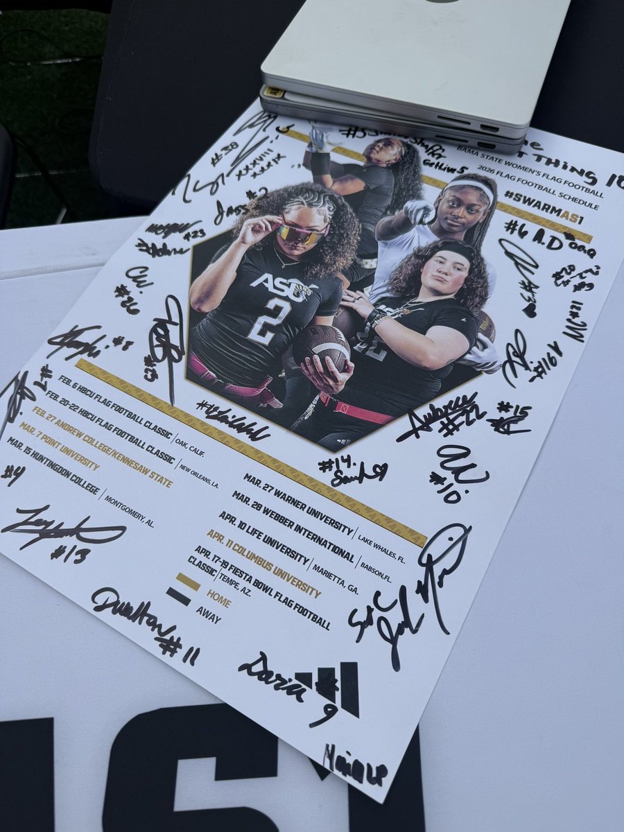 First home games for Alabama State Women’s Flag Football. Missed complete! Stay tuned for a recap show and exclusive interviews. #SportsTalkJB #SwarmAs1 #BamaState 🐝🏈

Subscribe to the YouTube channel here: 🎥  youtube.com/@sportstalkjb?…