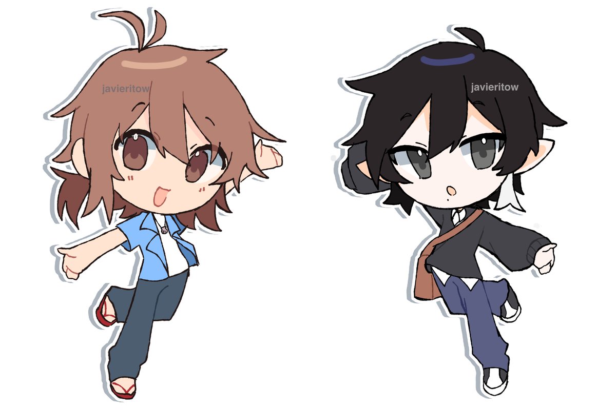 javieritow's tweet photo. MORE CHIBIS... these come in a pair :3 https://t.co/2tmMzBlrvn