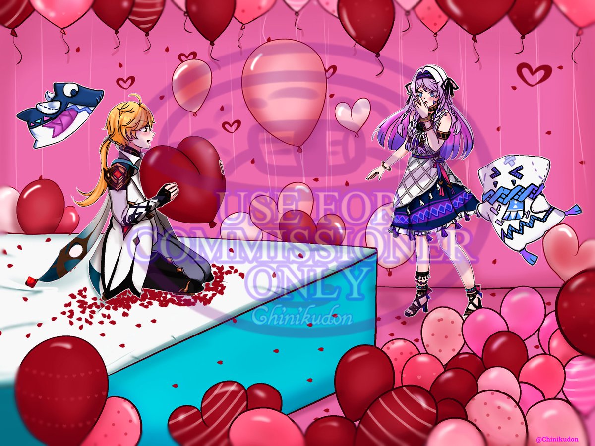 Commission art result for @/akubaka1 ✨️
Thank you for trusting me to make Aelali's cute project~ 🥰
#空シト #CommissionsArt