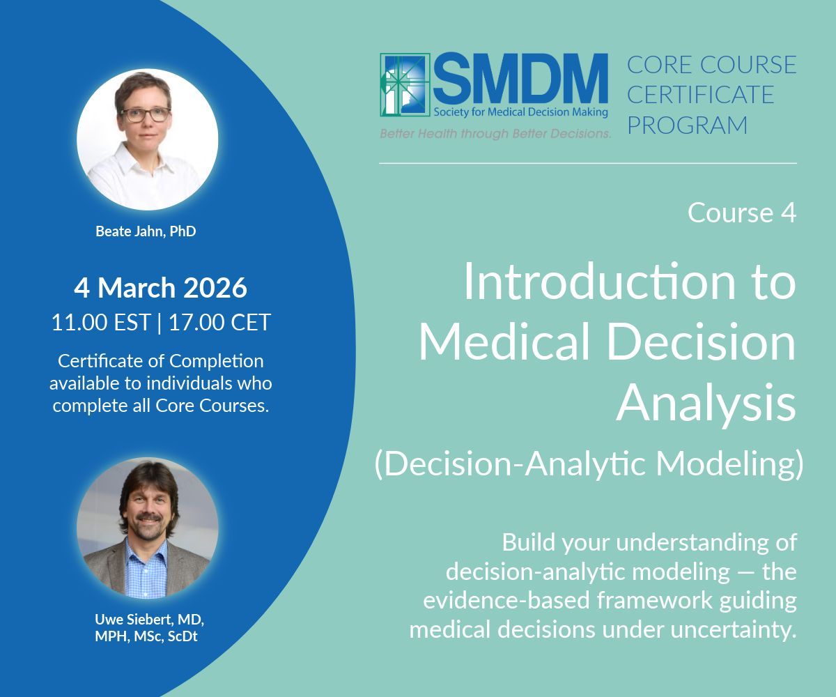 Society for Medical Decision Making (SMDM) tweet media