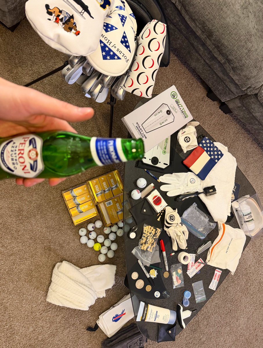 samsneadburner's tweet image. First round of 2026 tomorrow morning, pregaming tonight by getting the inventory organized #excited