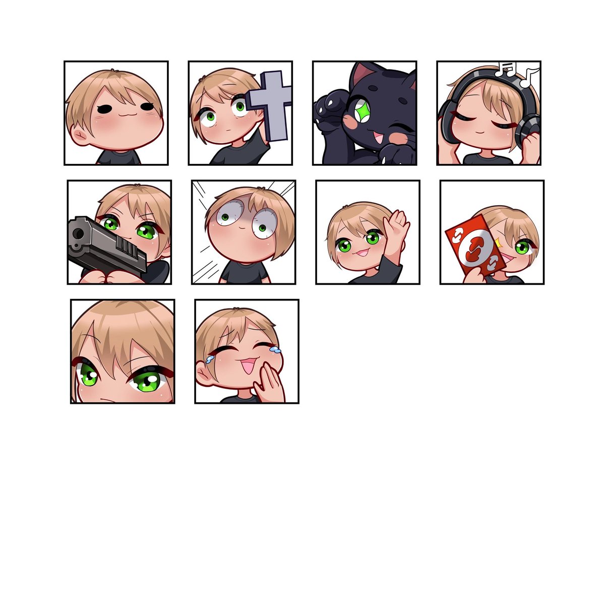 Thank you very much <a href="/kikari_art/">Kikari ~ Chii ✦</a> for the lovely new emotes! She did a AMAZING job love them very much, if you haven't checked out her art would highly recommend it!