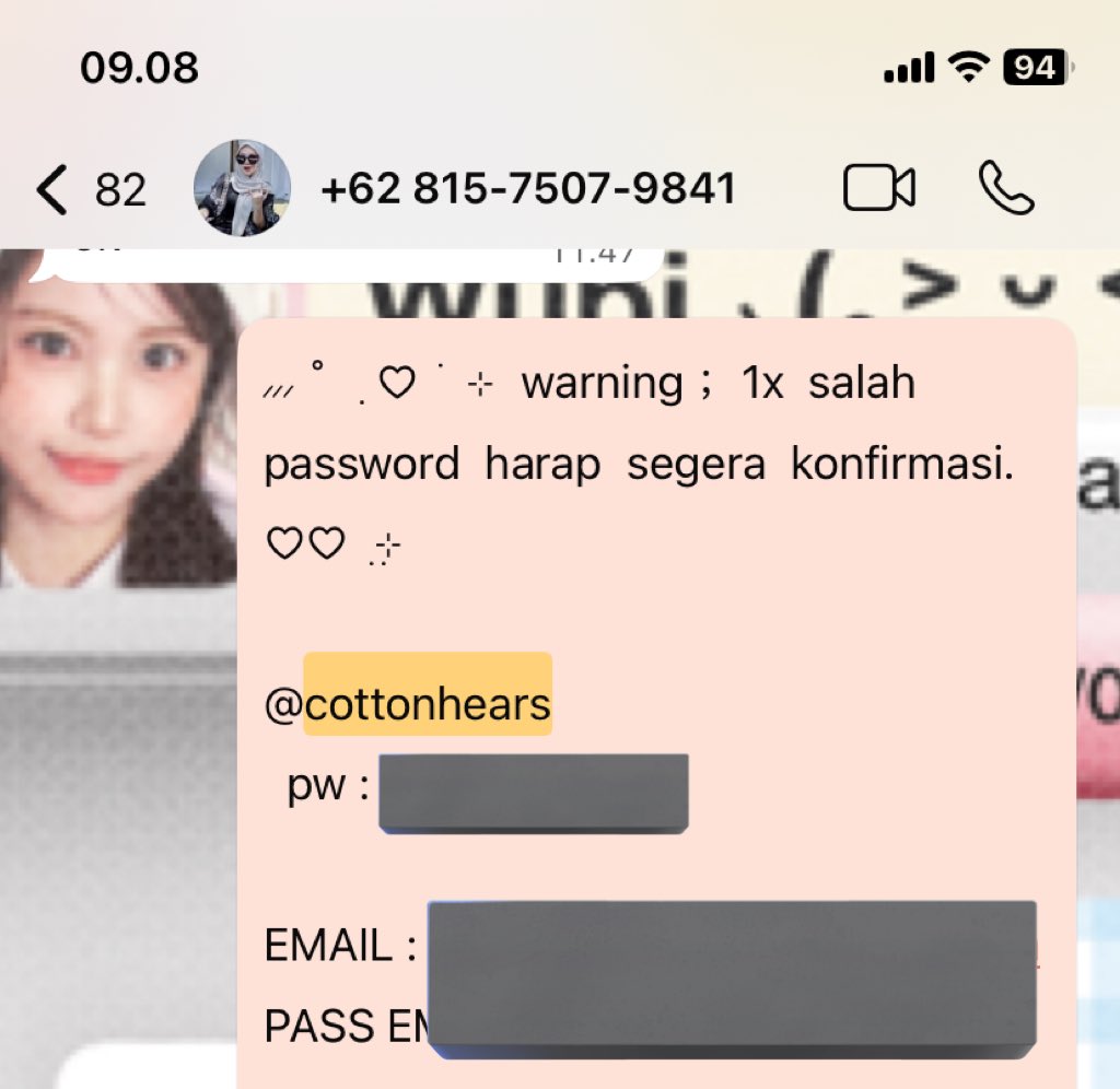 NJIRRR TERNYATA DIA YANG BELI AKUN COTTONHEARS DI GWEJH AKSBSHNSKDHSN