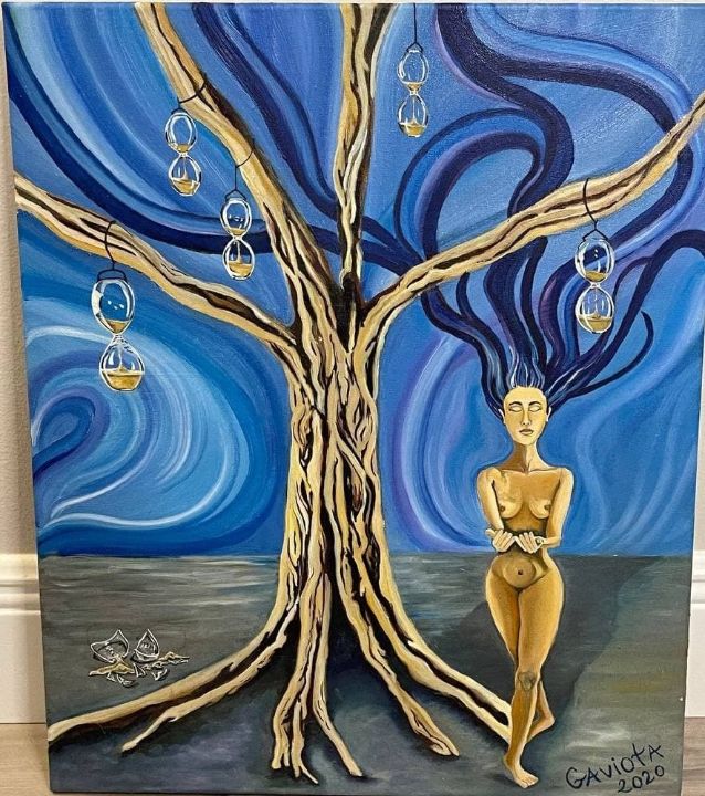 Art of the Day! ""Divine timing"". Buy at: ArtPal.com/gabycoqui?i=22…