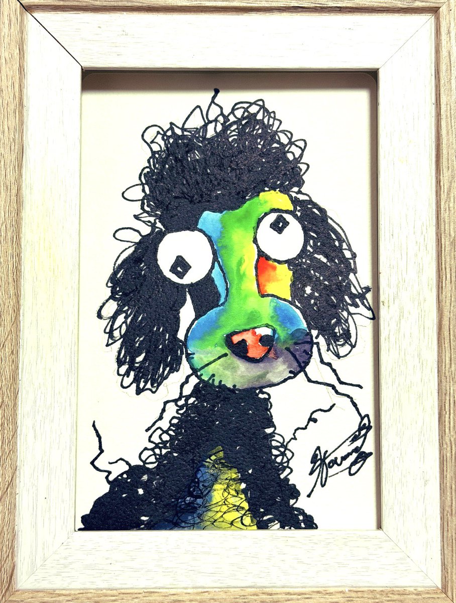 トイプードル 描いたん🥹