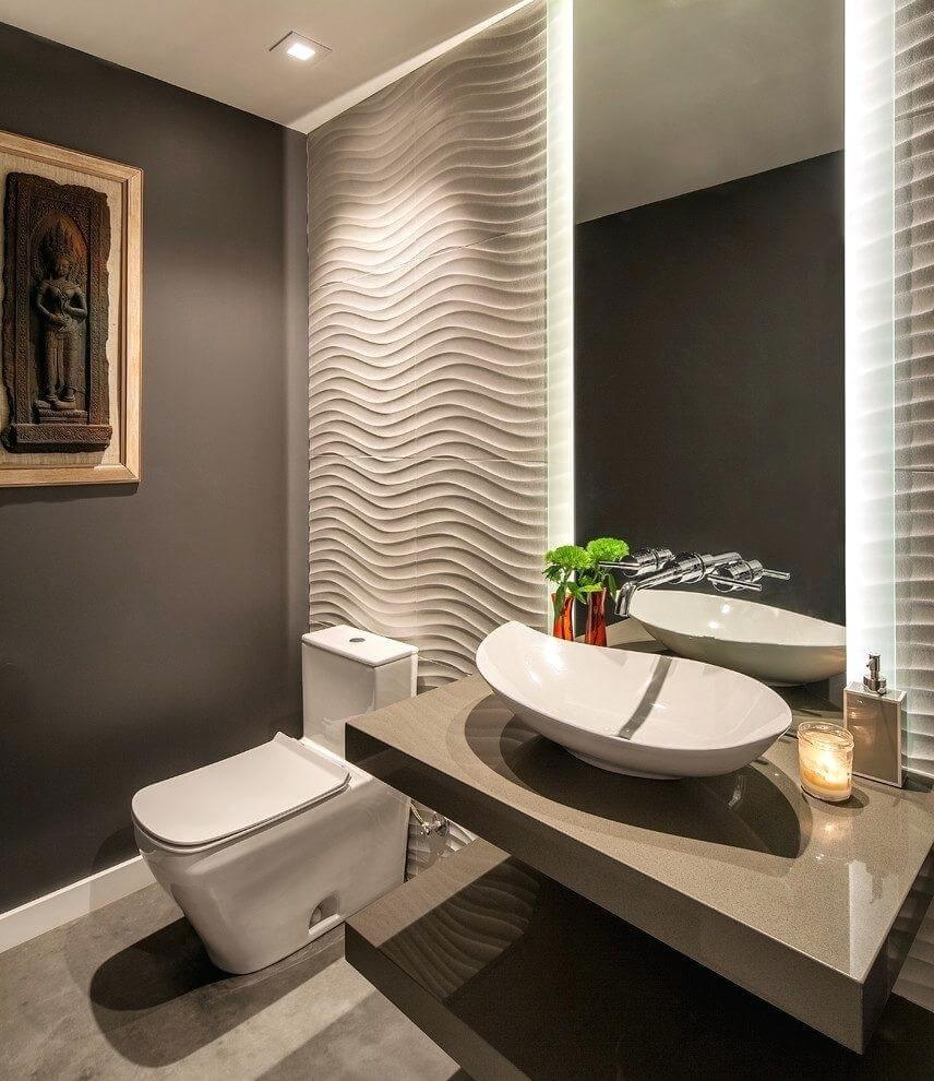 TheLemeDecor's tweet image. Three powder room ideas include bold wallpaper or accent walls for visual impact, sleek vanities with statement lighting, and unique mirrors or decorative fixtures to create a stylish, memorable space.

#PowderRoom #InteriorDesign #BathroomDecor #HomeDecor #StylishInteriors