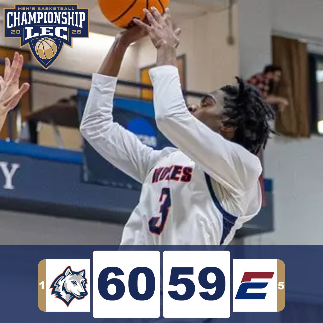 LittleEastConf's tweet photo. No. 1 @WestConnATH will host the 2026 LEC Men's Basketball Tournament title game after defeating No. 5 @ecsuathletics in OT in tonight's semifinals. #LECchamps #LEChoops #d3hoops #NCAAD3 @ncaadiii @NABC1927 @FloCollegeHoops @d3hoopsville @d3hoops @FloCollege https://t.co/A2MgpN1ZoO