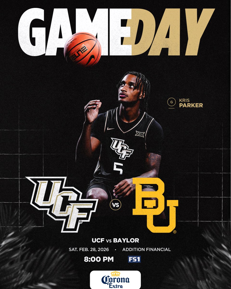 UCF_MBB's tweet photo. Back in City Beautiful 🌴

🏠 - Addition Financial Arena
⏰ - 8 pm
📺📊📻 - https://t.co/A700CYKLPl https://t.co/jnP9KLl2Cr