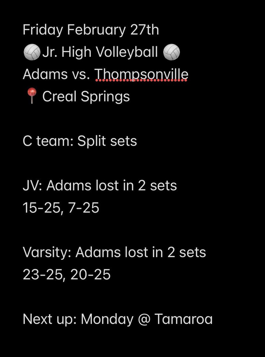 Adams_Wildcats's tweet photo. https://t.co/rWLKbirpY5