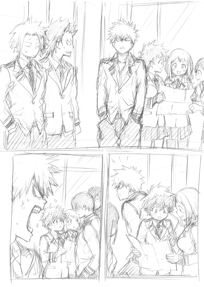 ラフ描き、💥🥦(♀)
再掲

UA学園生活 