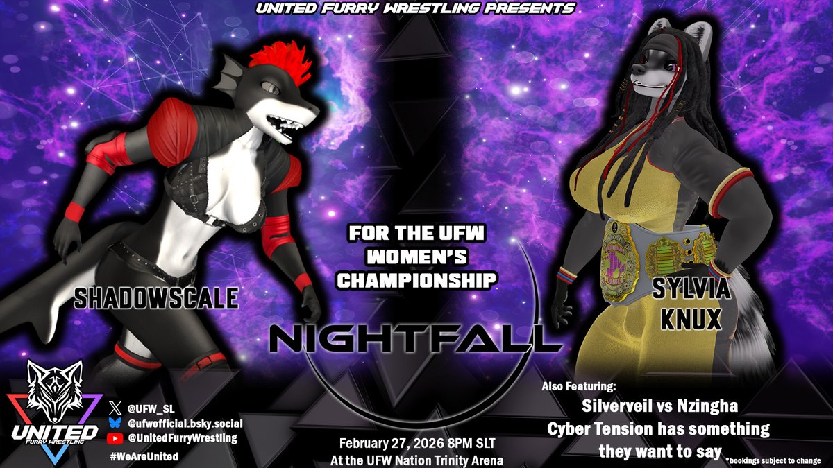 United Furry Wrestling tweet media