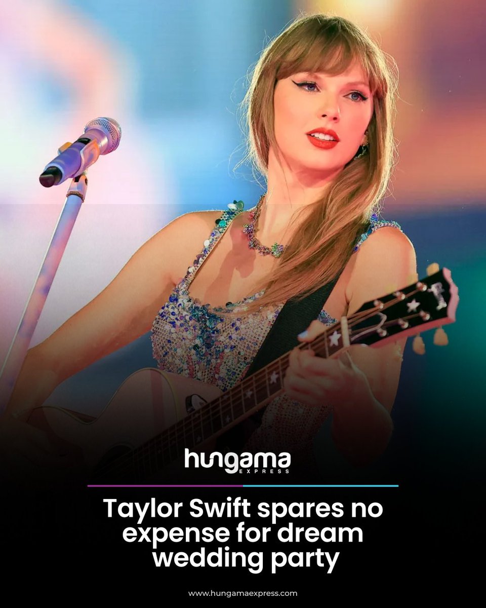 HungamaExpress's tweet image. Sources say Swift personally paid a bride to release her sorority sister, Lindsey, so she could serve as Swift’s maid of honor, emphasizing her dedication to having loved ones close.

#EntertainmentUpdate #MusicNews #PopCulture #TrendingNow #hungamaexpress