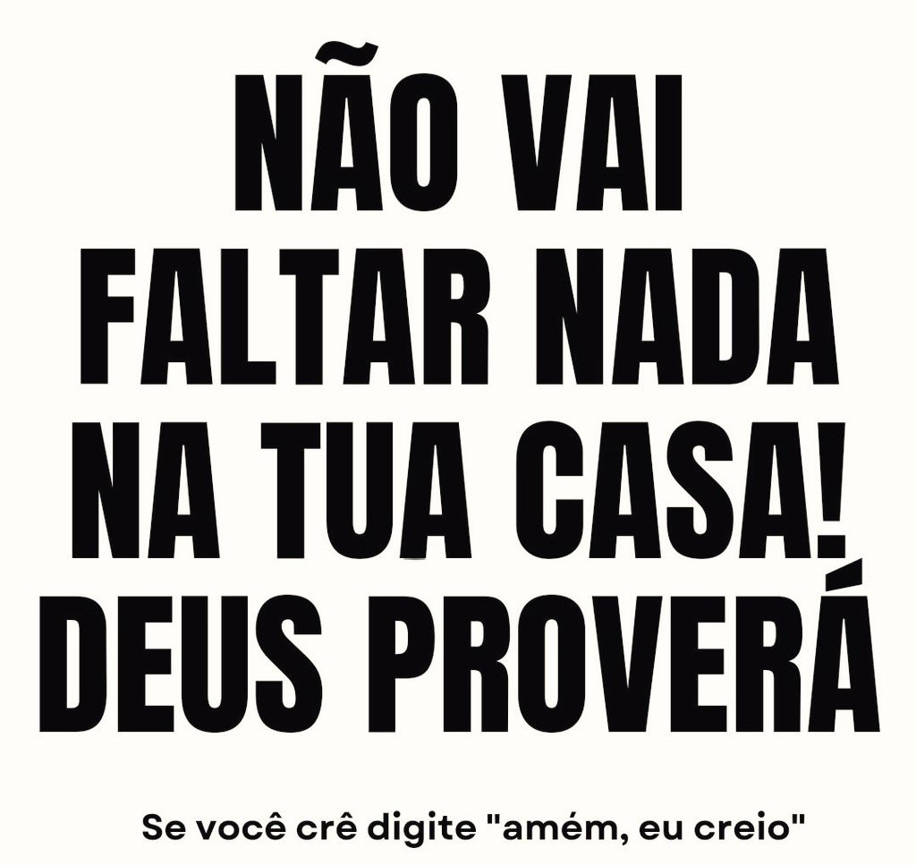 Eliabe76's tweet photo. Amém, eu creio! https://t.co/MmJiJ0qvLT