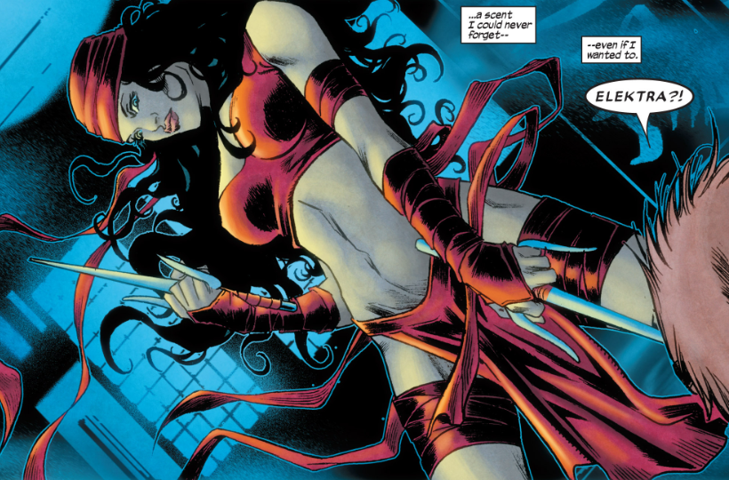 DailyElektra's tweet photo. #Elektra in Daredevil #506 (1998) // Marco Checcetto, Matt Hollingsworth https://t.co/uFDansMerC
