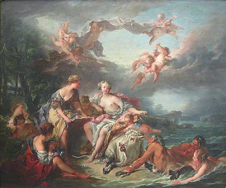 BoucherArtist's tweet photo. The Abduction of Europe https://t.co/FwPVlQHO78