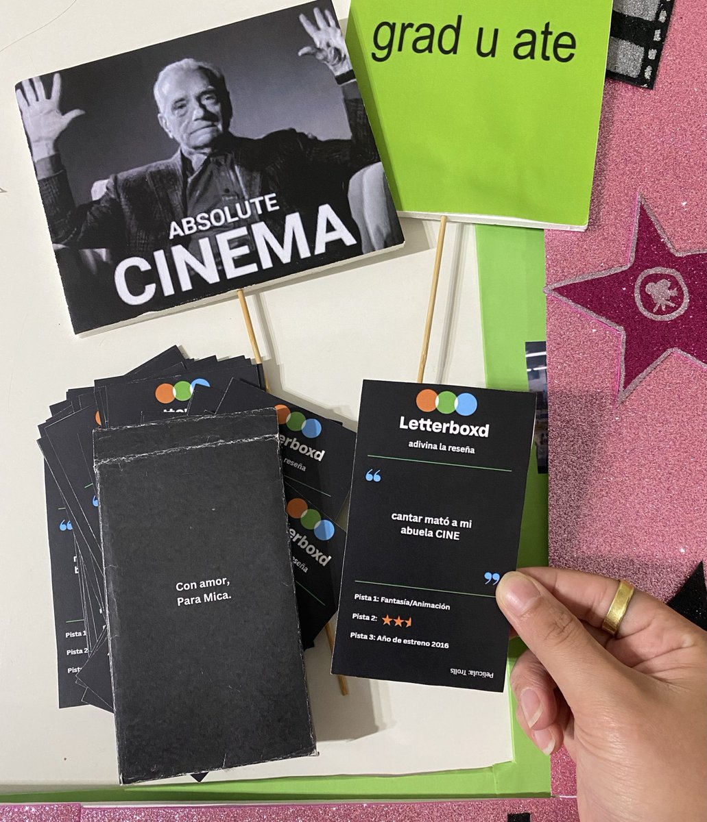 de regalo de recibida mis amigos me hicieron un juego de adivinar la review de letterboxd