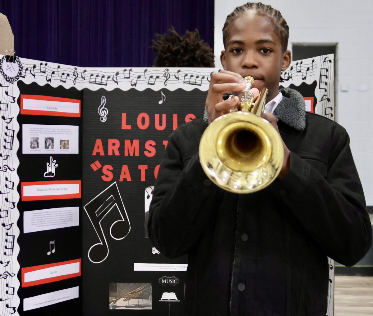 DCSeNews's tweet image. Southaven Middle School students marked Black History Month with great enthusiasm and distinction, showcasing a profound understanding of the celebration's significance. #TeamDCS #BeTheStandard