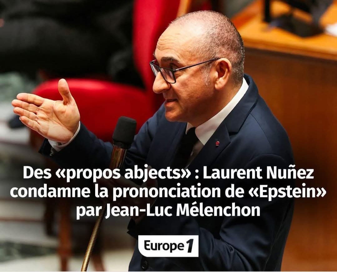 Houlala, en ce moment il faut faire super gaffe. Parce que le CRIF patrouille et que l’on a vite fait de se retrouver antisémite.
Le ministre de l’Intérieur s’appelle Laurent Nuñez. Il vient d’exécuter les ordres de l’ambassadeur d’Israël No2 et a officiellement condamné Jean-Luc