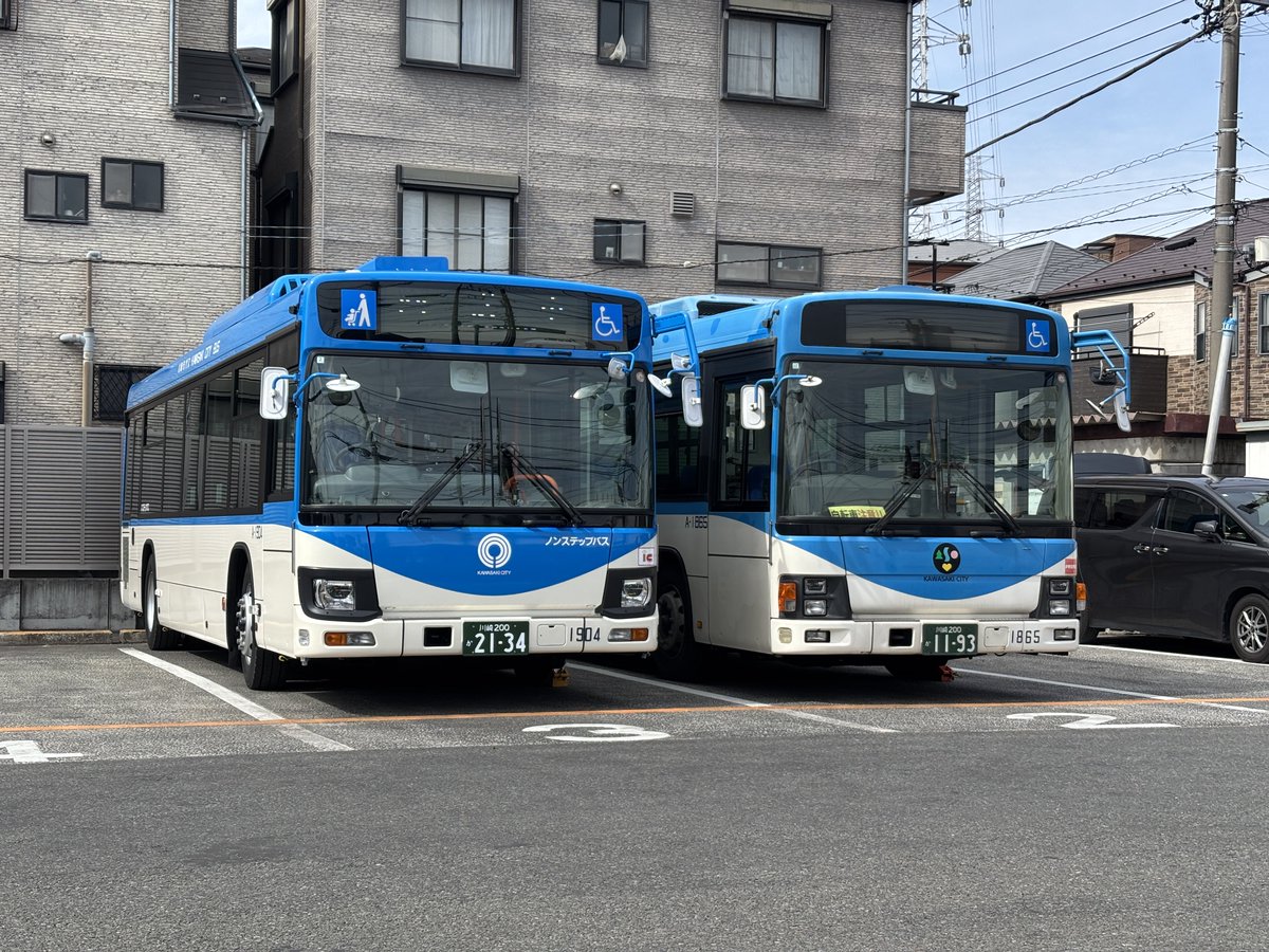 川崎市バスの今年度の新車第2段が塩浜を除く3営業所に導入。市バスでは