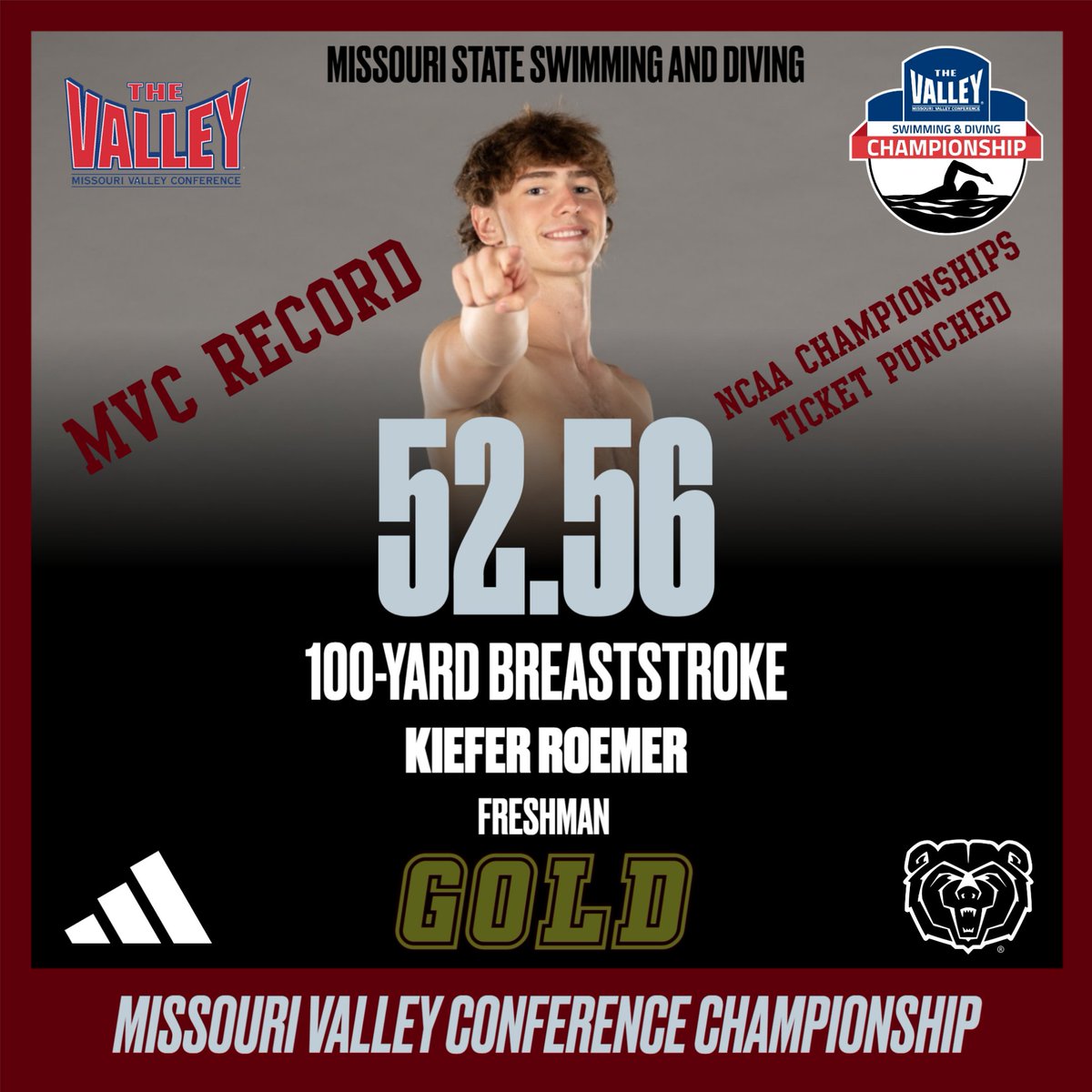 Missouri State Swimming & Diving tweet media