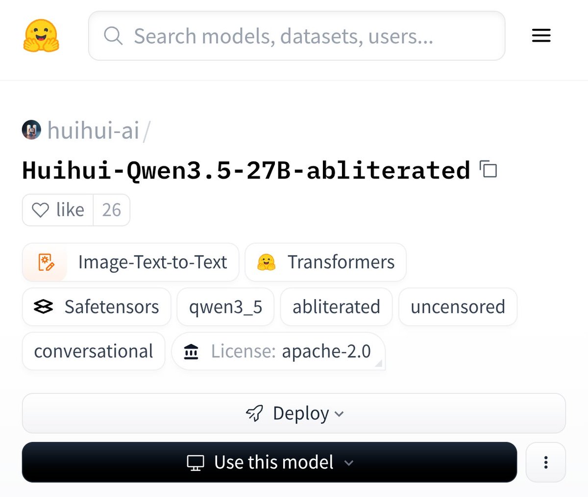 Hugging Models tweet media