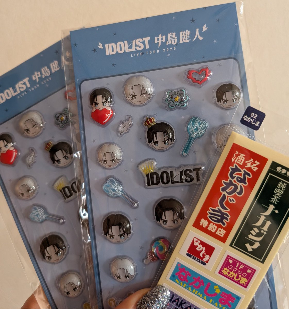 京都で買ったシール達！！！ ぷっくりケンティー☆は会場で、なかじま