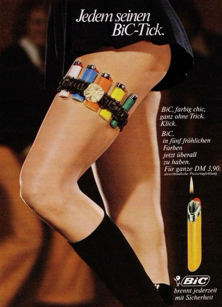 BIC Ad campaign from the 1980s