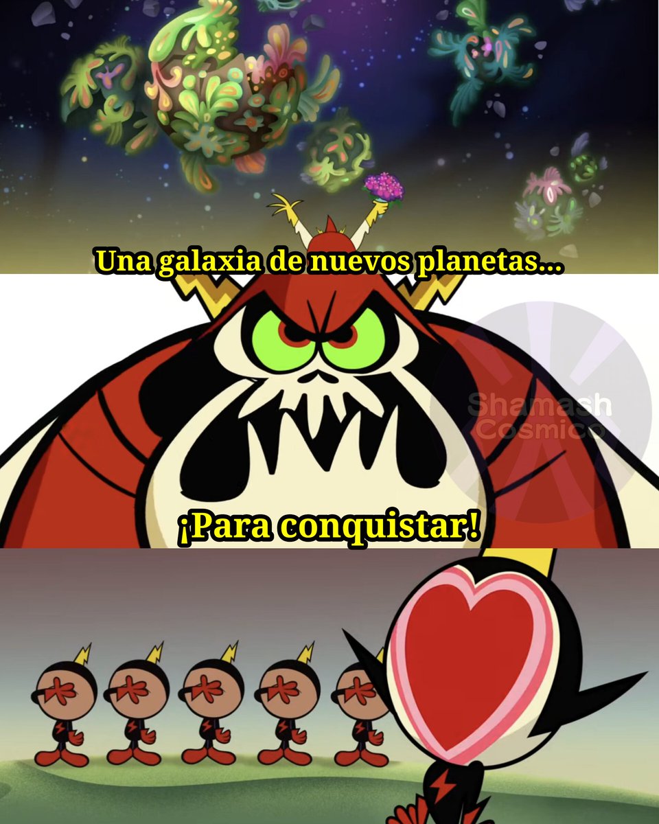 Admirando a su jefecito.

Serie- Galaxia Wander.