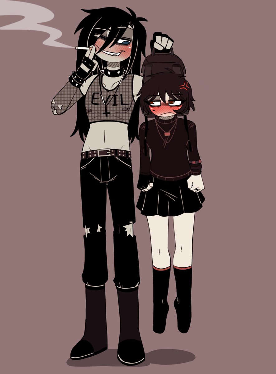 Goth bully picking up the small goth nerd by her backpack🥀🧡💙

#YourBoyfriendGame #YourBoyfriendPeter #Yourboyfriendoc #YourBoyfriendfanart