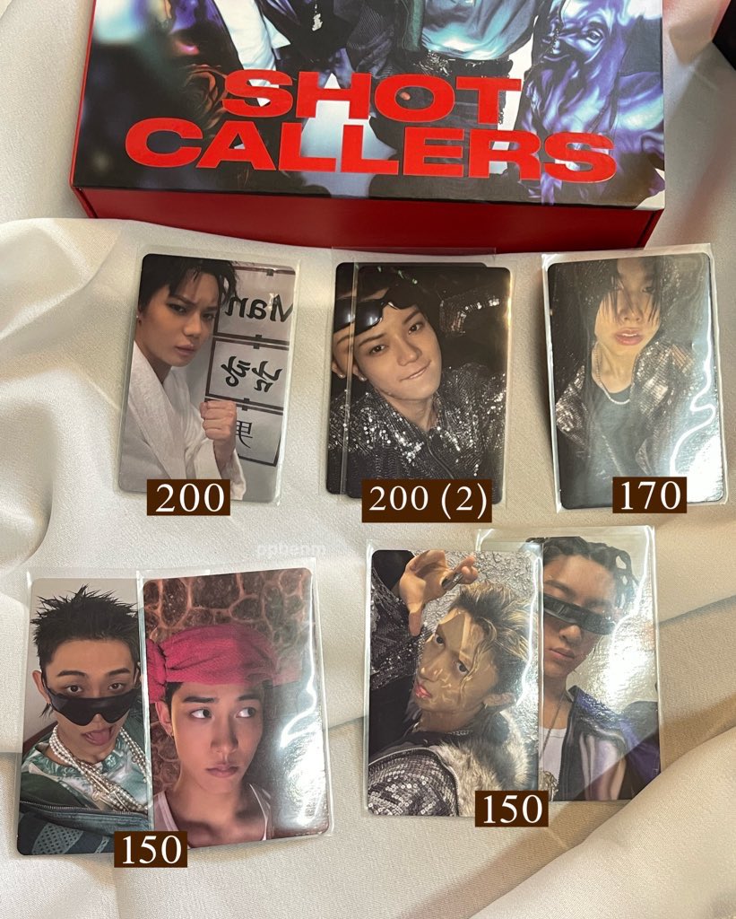 🛋️ พร้อมส่ง 

Ohyul : 200
Louis : 170
Woojin : 150
Ryul : 150

📋 ค่าส่ง 40 ค่ะ 🫶🏻

#ตลาดนัดLNGSHOT