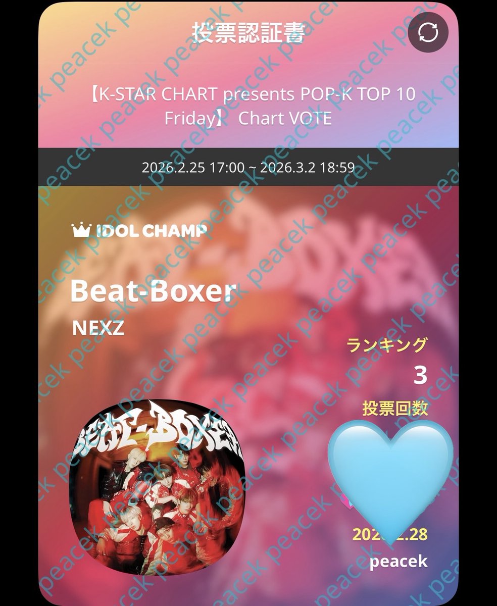 今日🩵最終日なので忘れないように早めに投票。 本垢、複垢共レベル