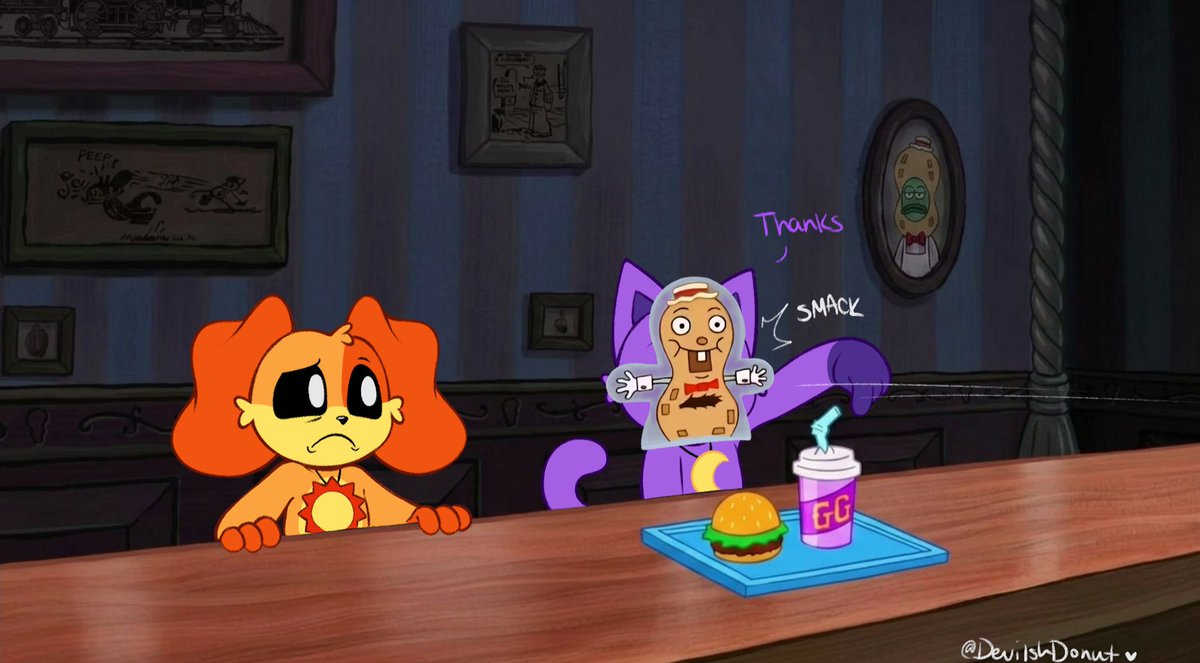 He was supposed to get a toy 

#poppyplaytime #dogday #catnap #SmilingsCritters