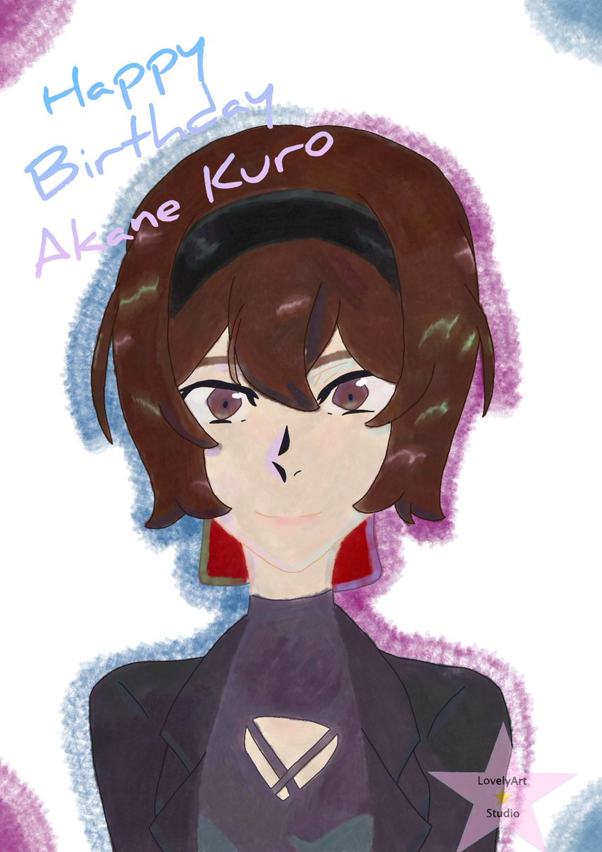 Happy birthday Akane Kuro!!! 🎉🥳

#bsdoc #bsdfanart #文スト
#文豪ストレイドッグス #akanekuro